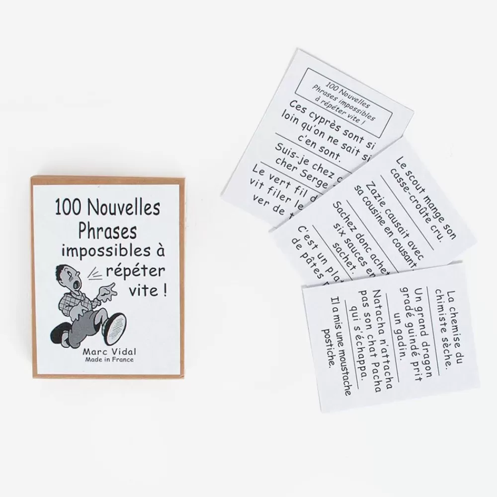 Store 100 New Sentences - Impossible To Repeat Quickly Workshops And Games