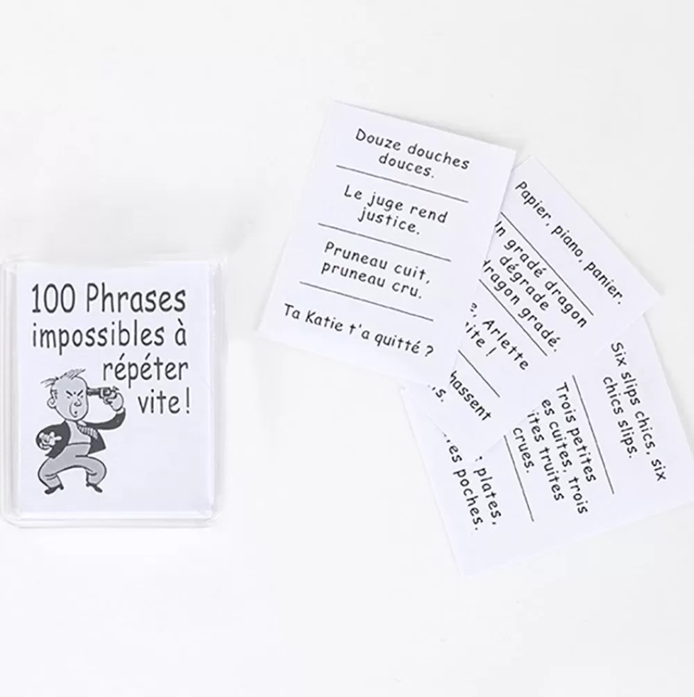 Store 100 Sentences - Impossible To Repeat Quickly Workshops And Games