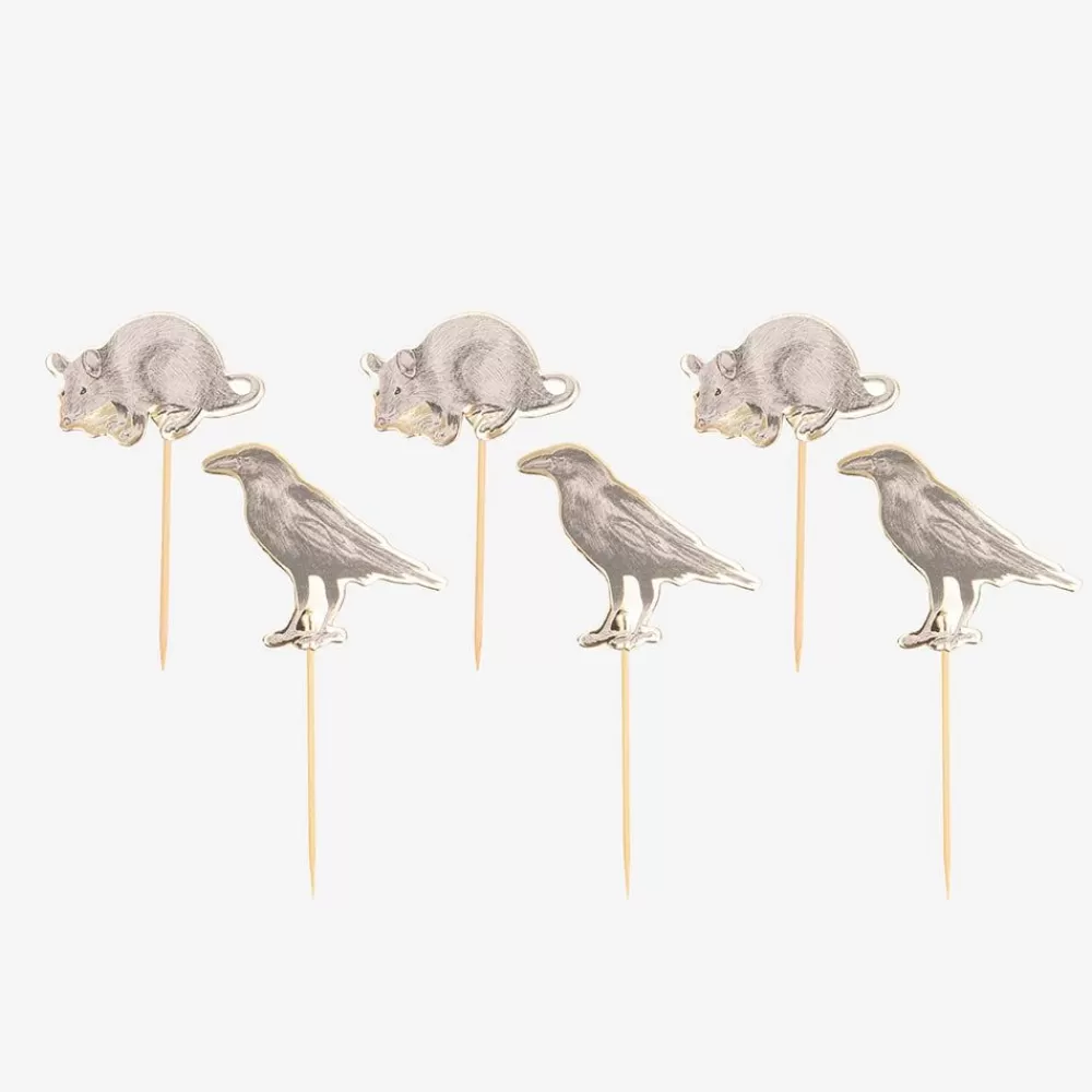 New 10 Cabinet Of Curiosities Cocktail Picks Cake Toppers