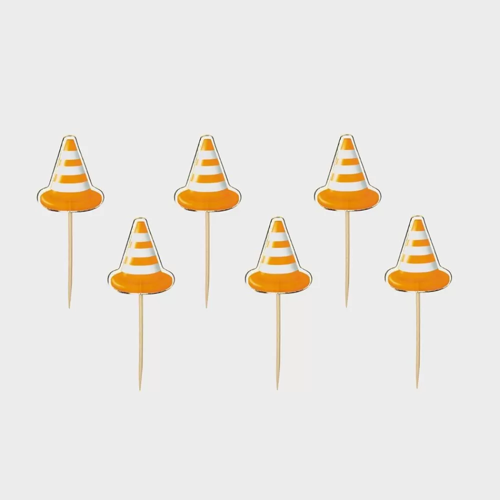 Flash Sale 10 Construction Site Toppers Cake Toppers