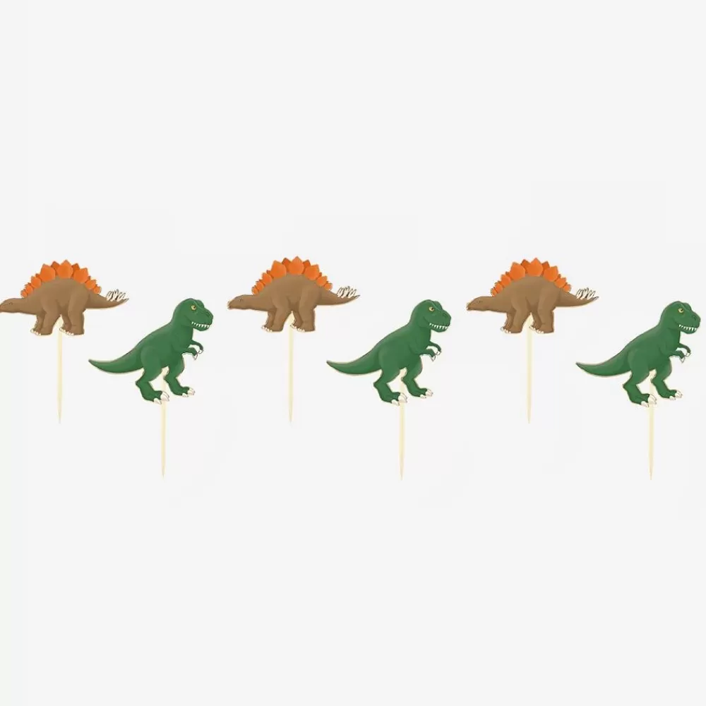 Clearance 10 Dino Toppers Cake Toppers