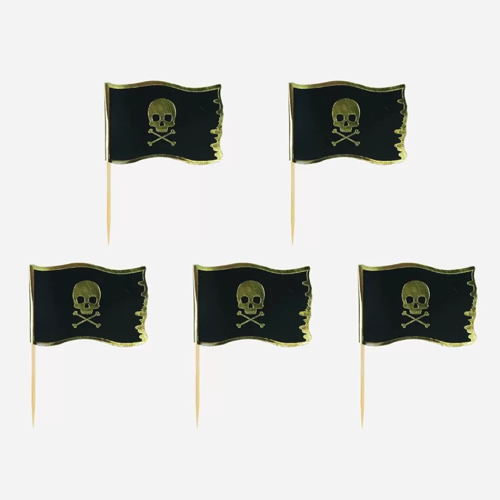 Best Sale 10 Pirate Toppers Cake Toppers