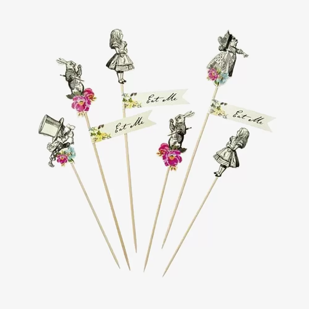 Online 12 Alice Toppers Cake Toppers