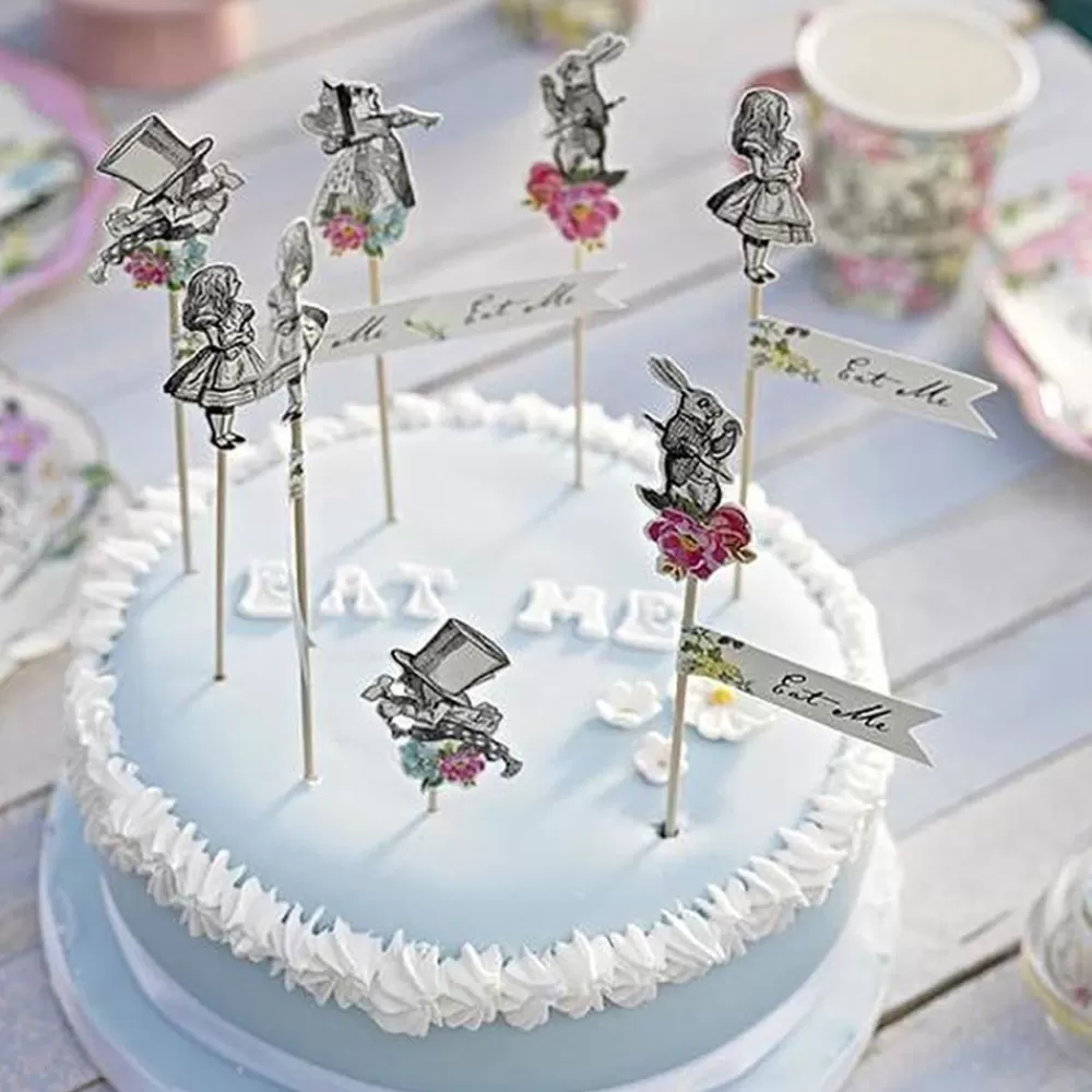 Online 12 Alice Toppers Cake Toppers