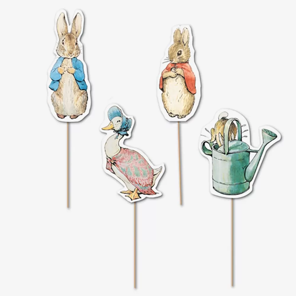 Clearance 12 Peter Rabbit Cupcake Toppers Cake Toppers