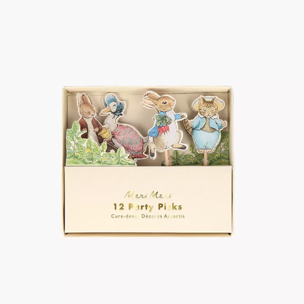 Sale 12 Peter Rabbit Toppers Cake Toppers