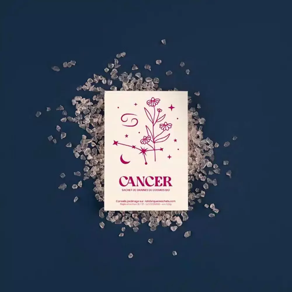 Sale 1 Bag Of Astrological Sign Seeds - Cancer Greeting Cards