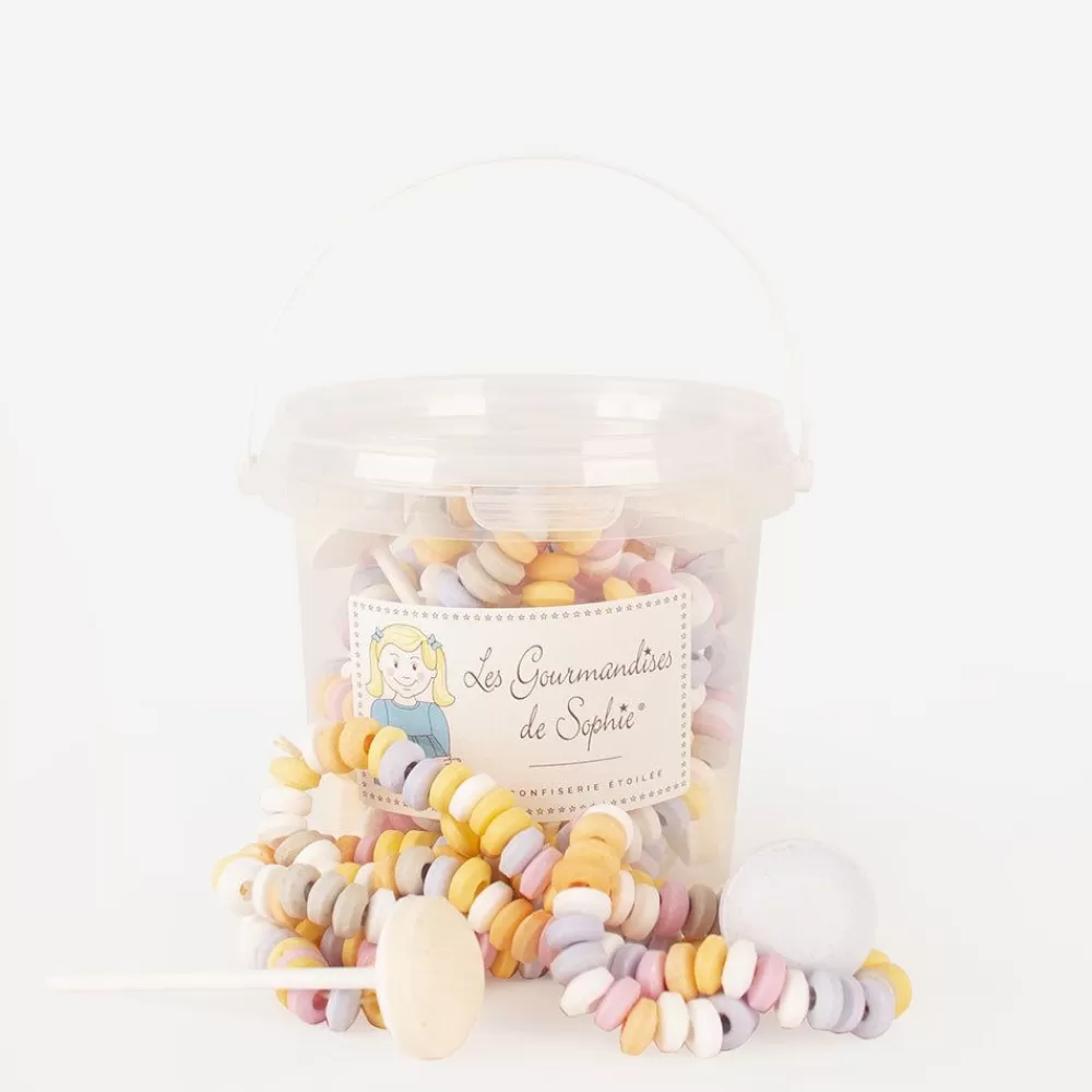 Best Sale 1 Bucket Of Candy Necklaces & Lollipops Candy