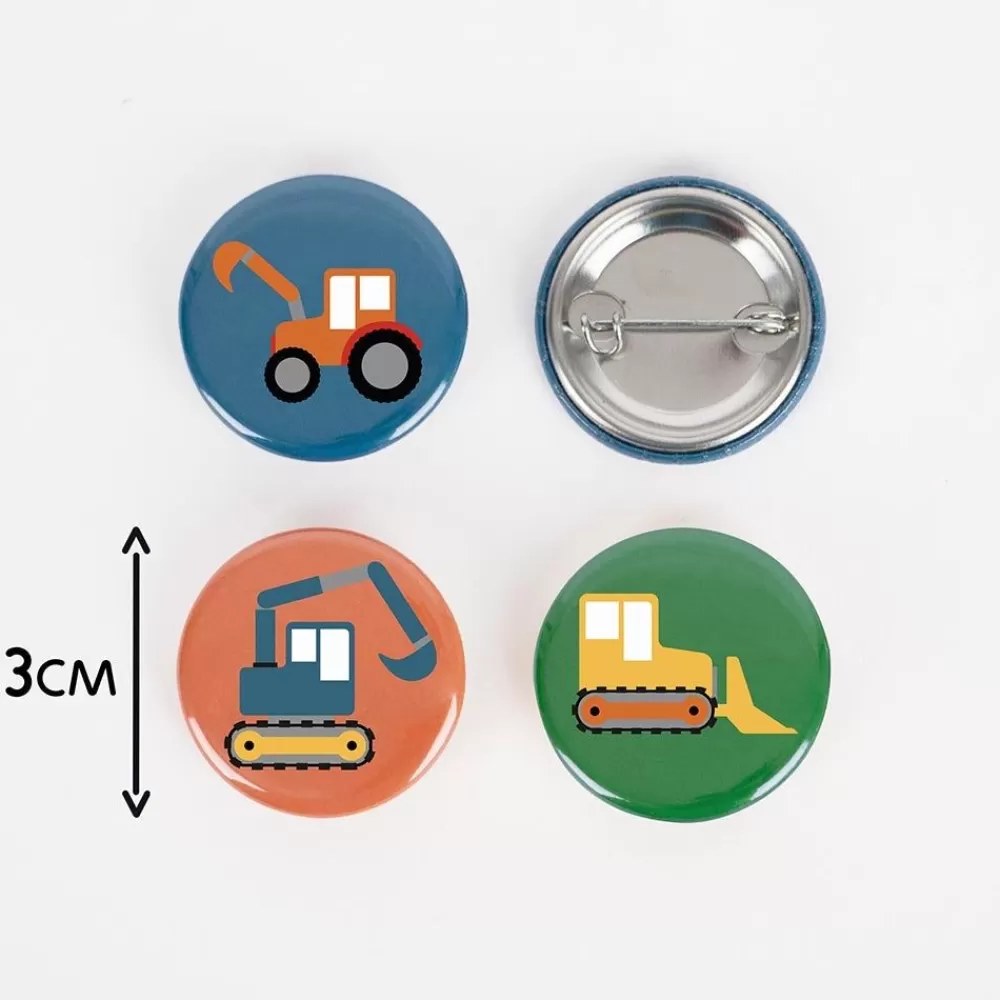 New 1 Construction Site Badge Pinata Accessories