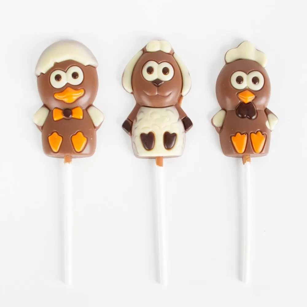 New 1 Farm Animal Lollipop Candy