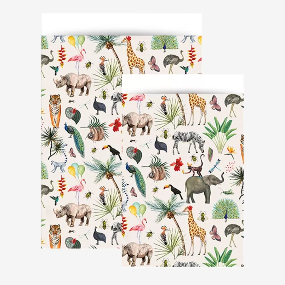 New 1 Jungle Animal Paper Pouch Gift Bags