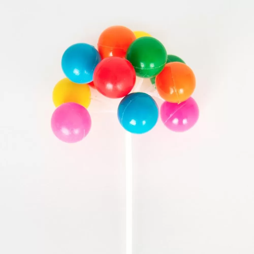 Online 1 Multicolored Balloon Topper Cake Toppers