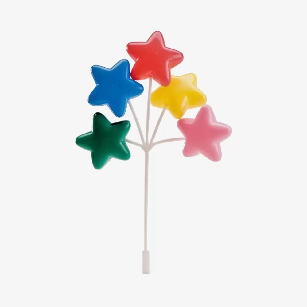 Store 1 Multicolored Star Topper Cake Toppers