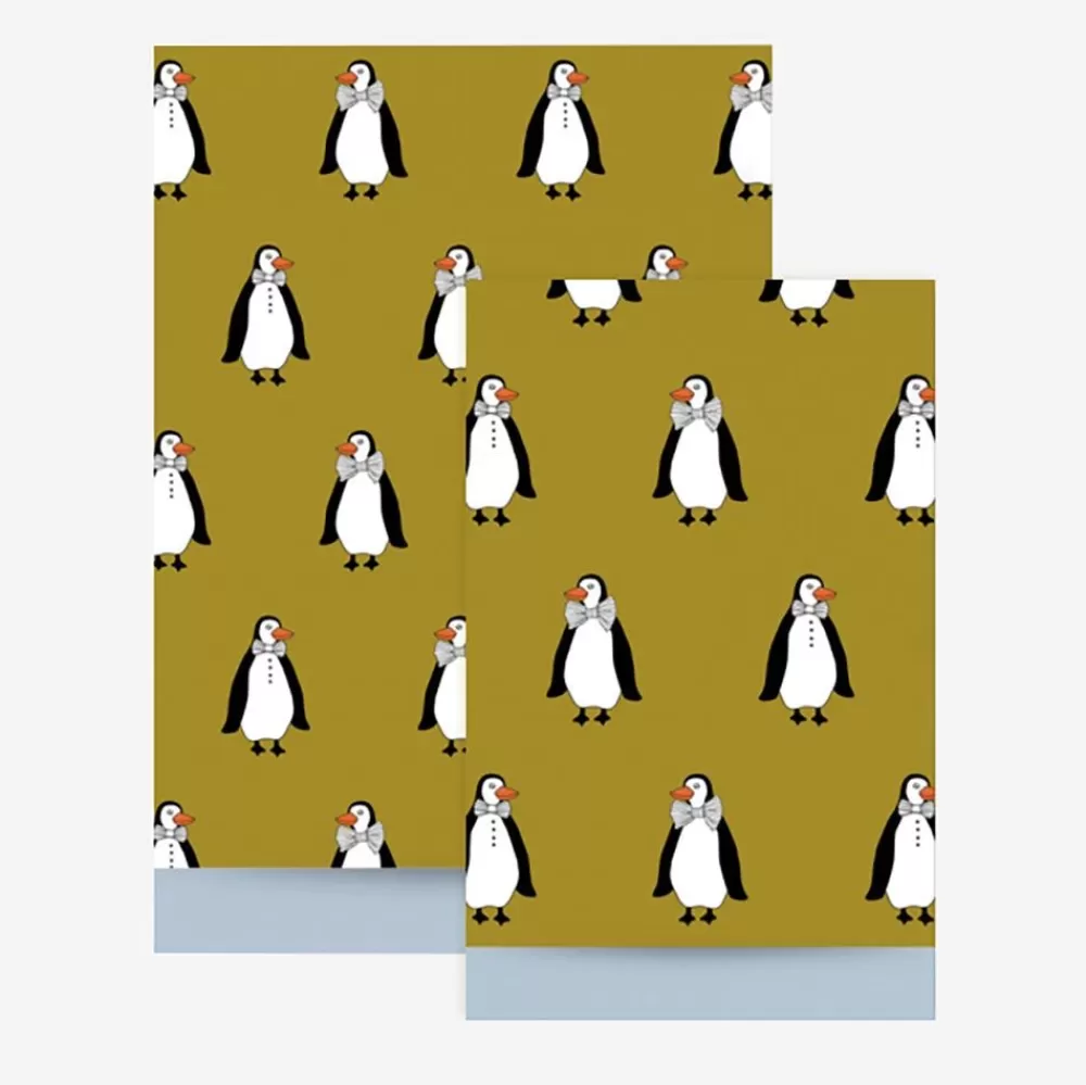 Clearance 1 Mustard Penguin Paper Pouch Gift Bags