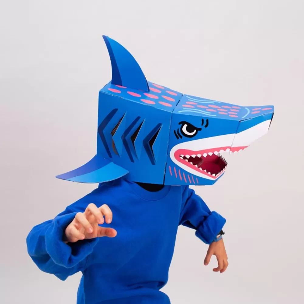 Clearance 1 3D Shark Mask Workshops And Games