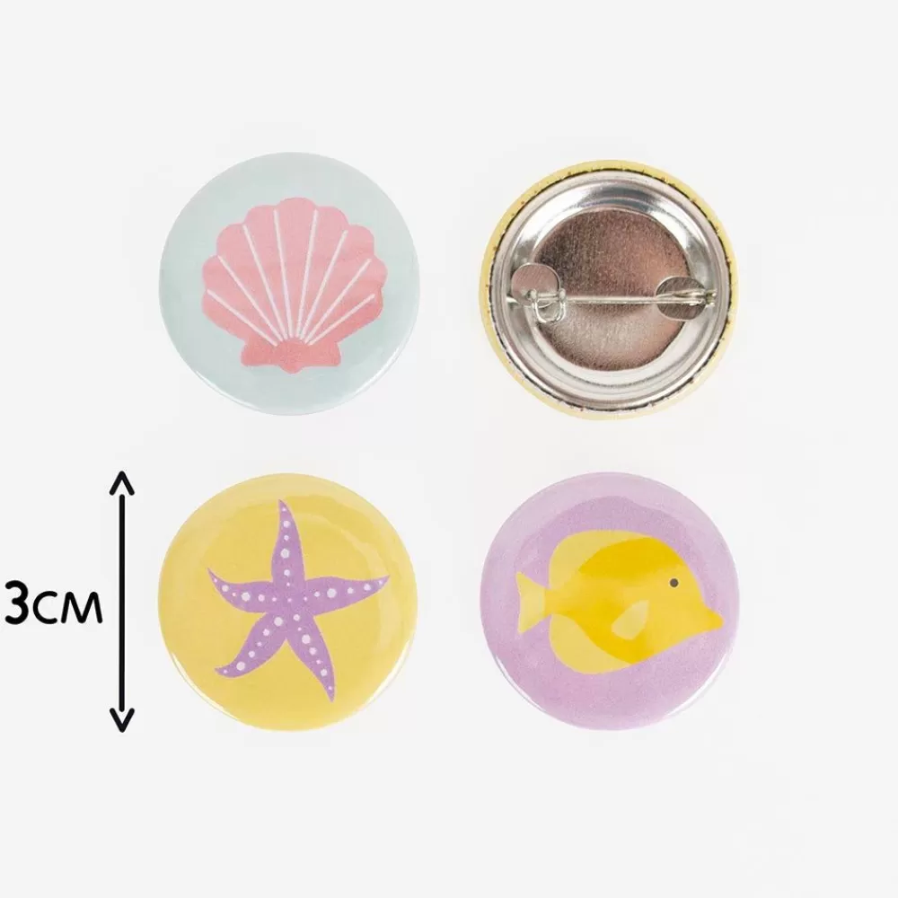 Shop 1 Pastel Mermaid Badge Pinata Accessories