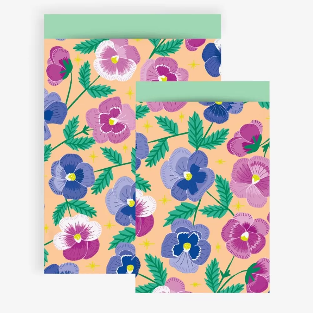 Fashion 1 Pink And Blue Flower Paper Pouch Gift Bags