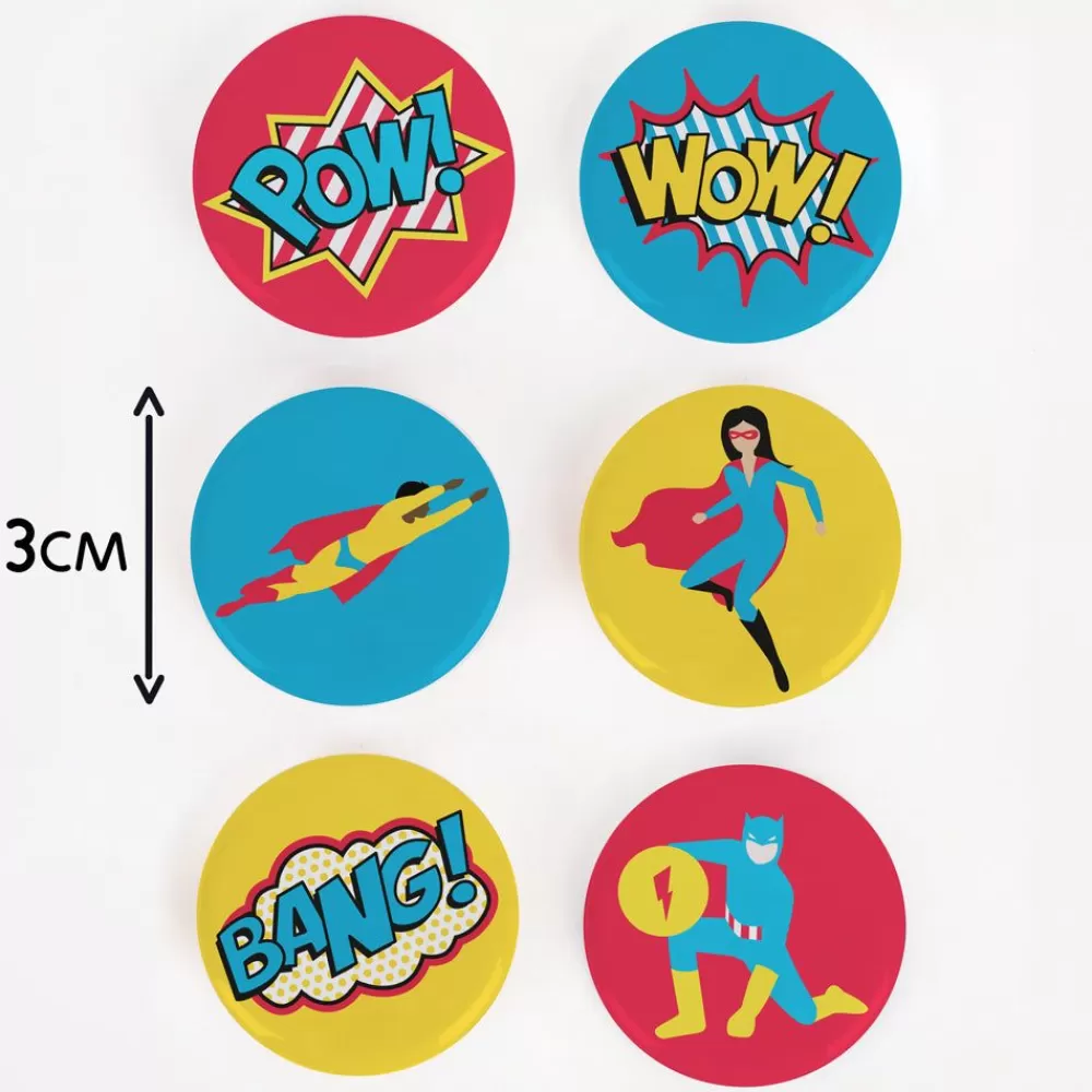 New 1 Superhero Badge Pinata Accessories