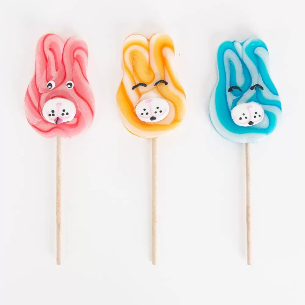 New 1 Twisted Easter Bunny Lollipop Candy