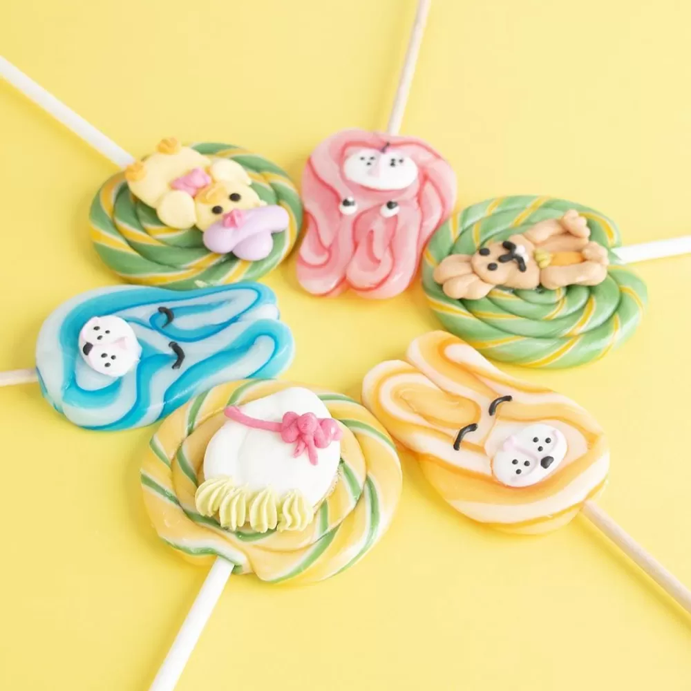 New 1 Twisted Easter Bunny Lollipop Candy