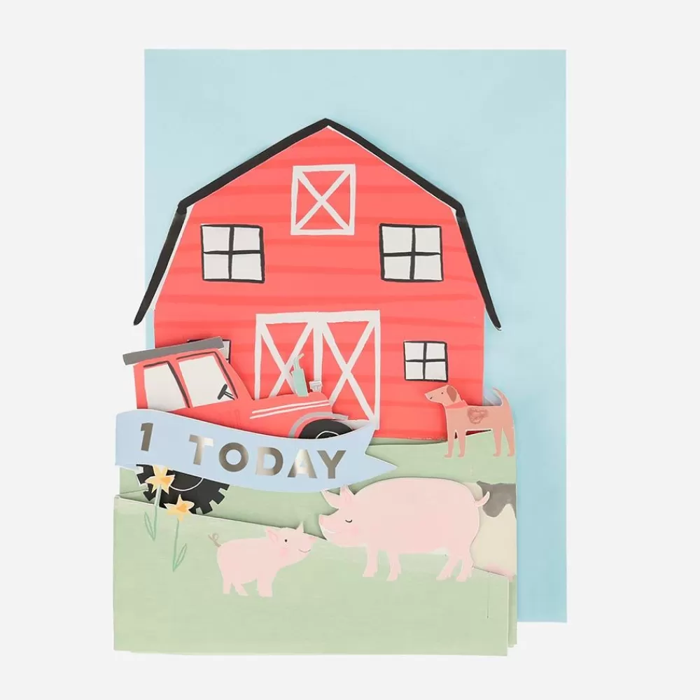 Shop 1 Year Farm Birthday Card Dishes & Centerpieces