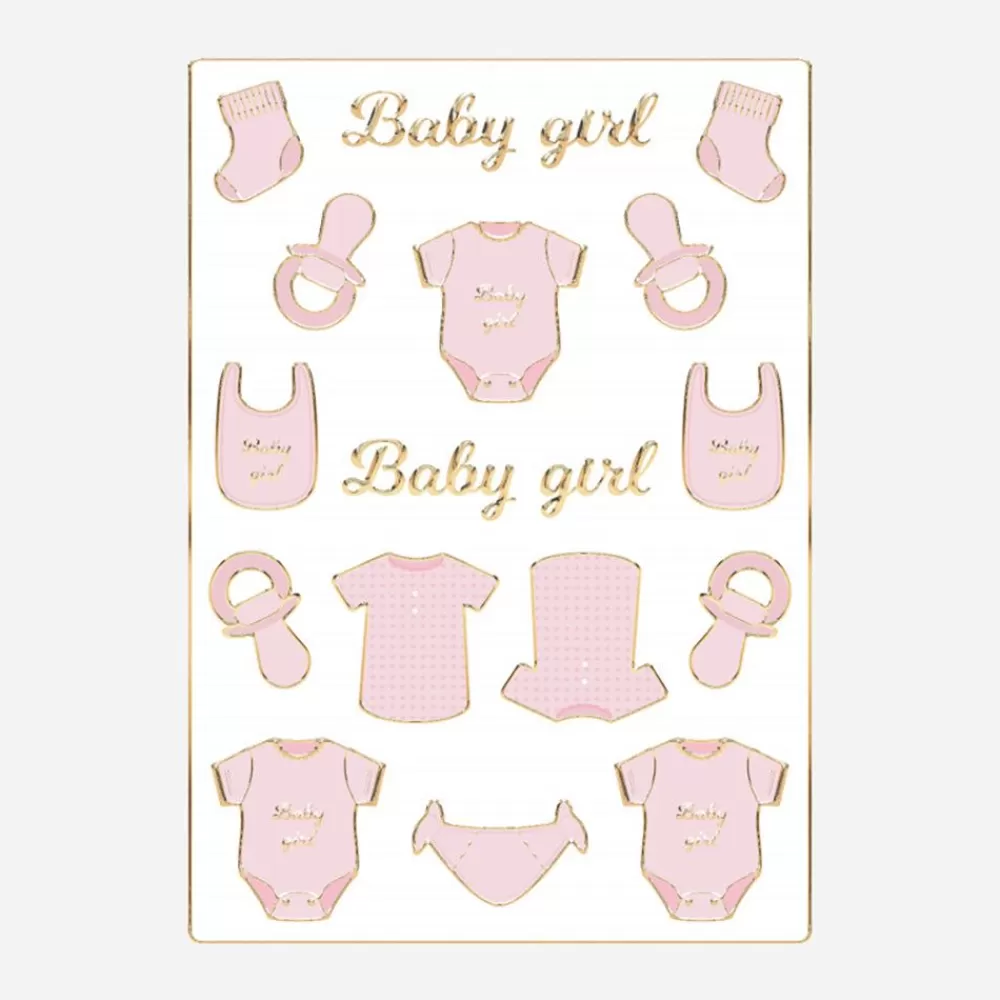 Store 30 Baby Girl Stickers Stickers And Stickers