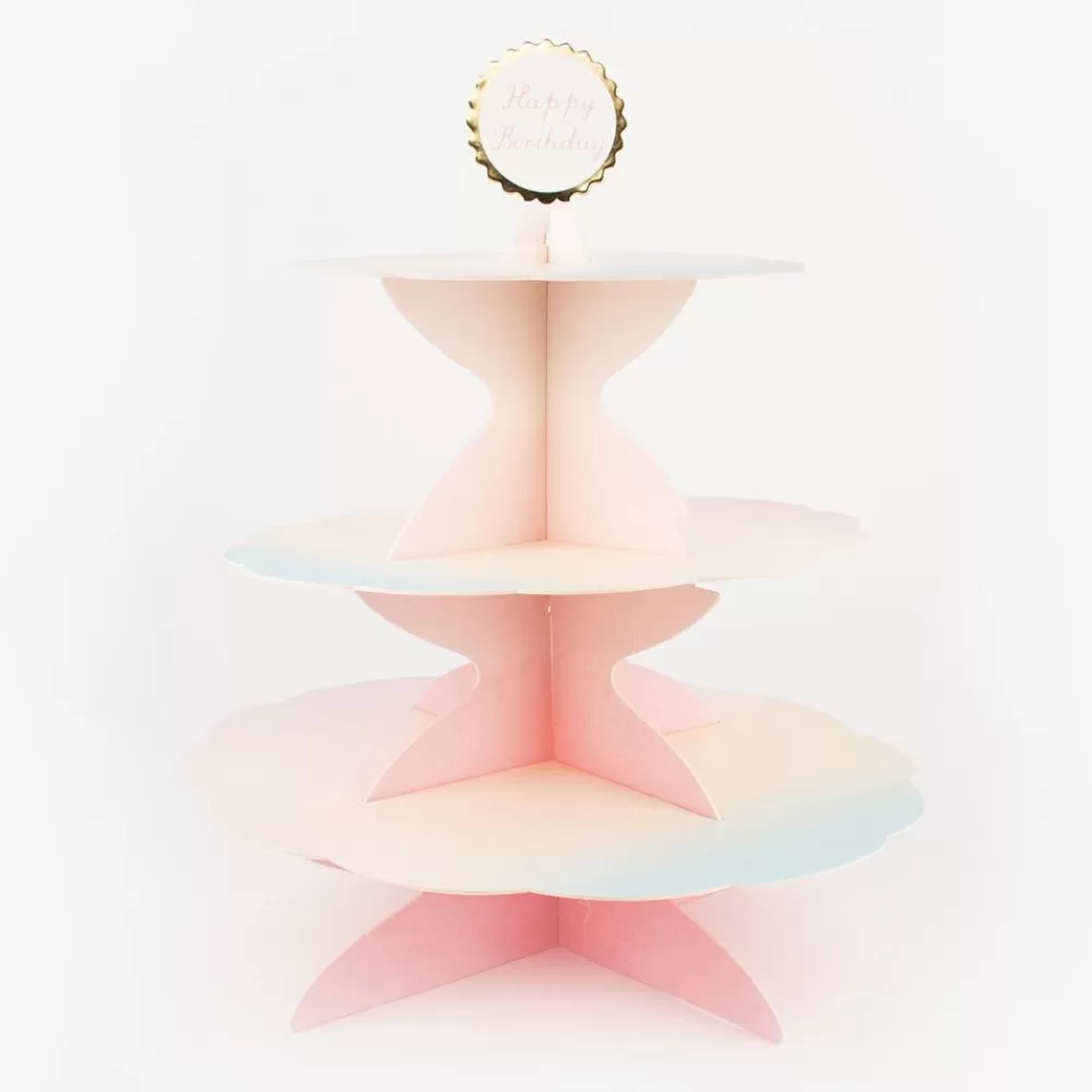 Fashion 3 Tier Display - Pastel Dishes & Centerpieces