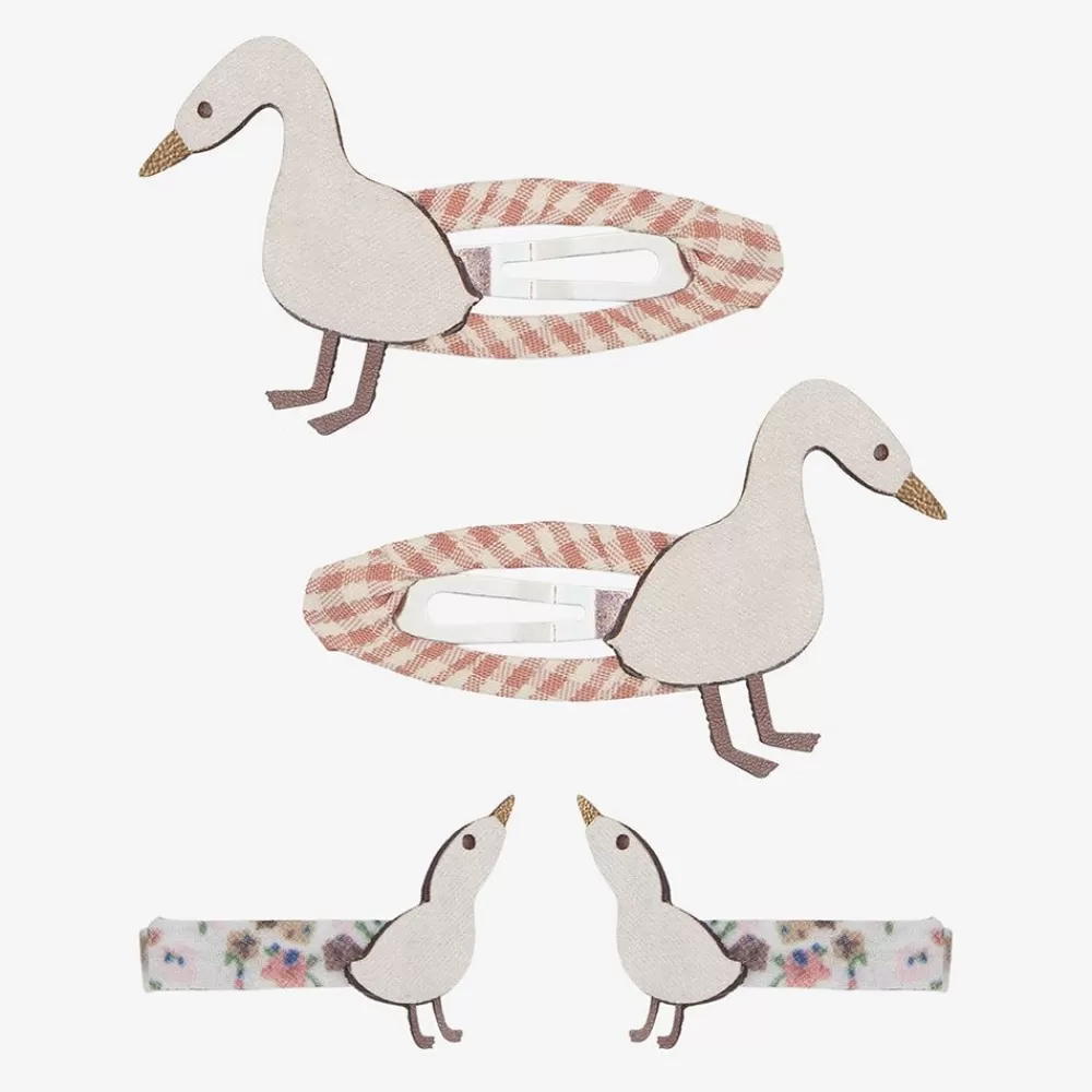 Store 4 Goose Barrettes Accessories