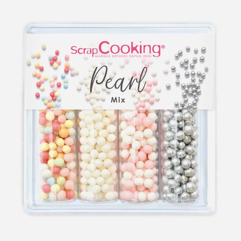 Online 4 Tubes Of Edible Confetti Pearls Edible Decoration