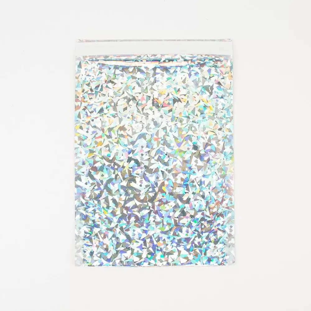 Shop 5 Metallic Pouches - Holographic Gift Bags