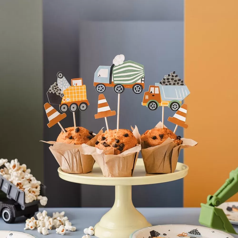 Shop 6 Construction Vehicle Toppers Cake Toppers