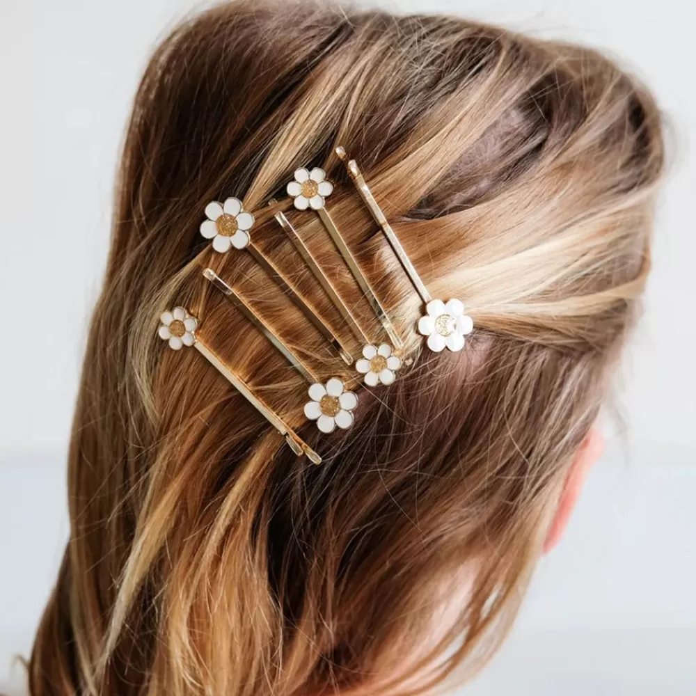 Flash Sale 6 Daisy Barrettes Accessories