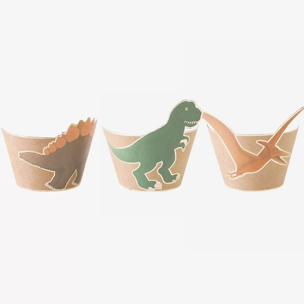 Best 6 Dino Cupcake Wrappers Moules A Cupcakes