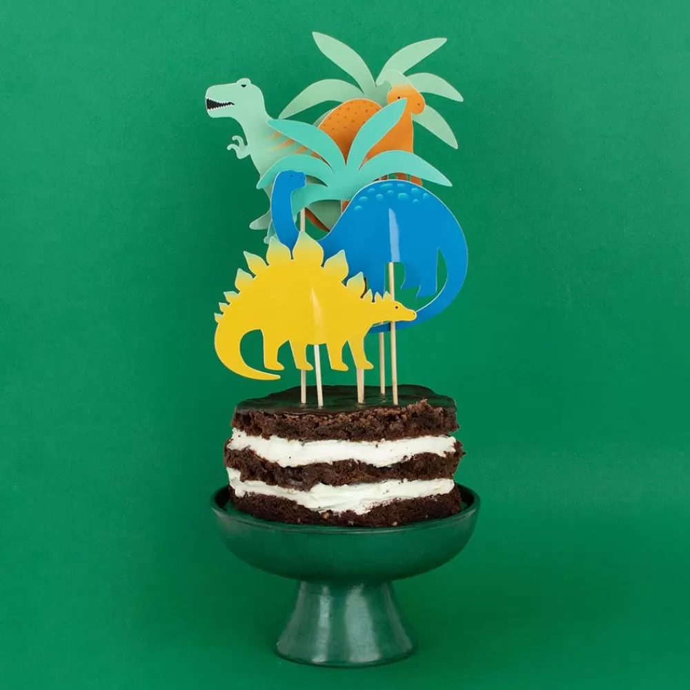 Best Sale 6 Dinosaur Toppers Cake Toppers