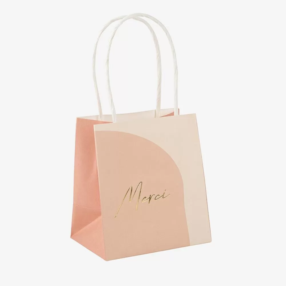 Discount 6 Gift Bags Thank You Blush Gift Bags