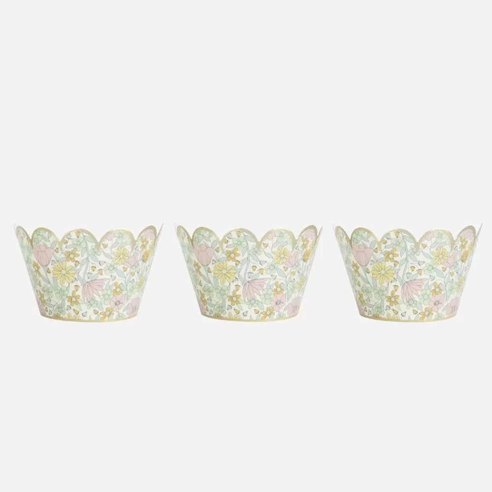 Flash Sale 6 Liberty Cupcake Wrappers Moules A Cupcakes