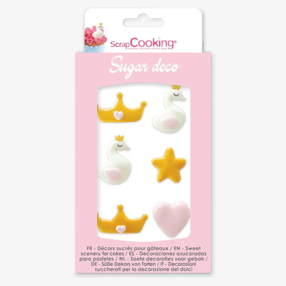 Shop 6 Princess Sugar Toppers Edible Decoration