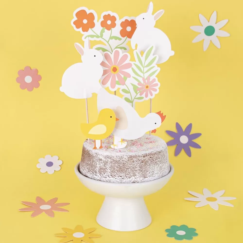 Discount 6 Rabbit Toppers Cake Toppers