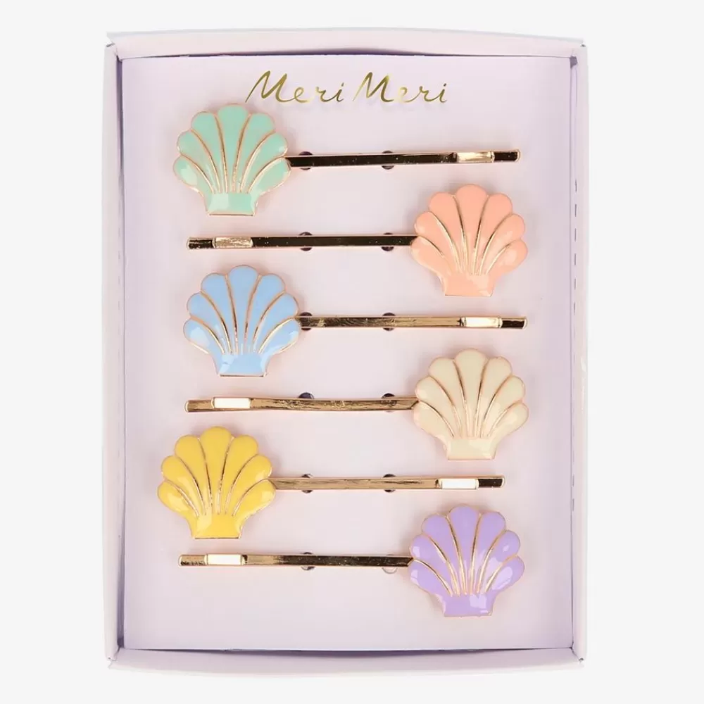 Cheap 6 Shell Enamel Hair Clips Accessories