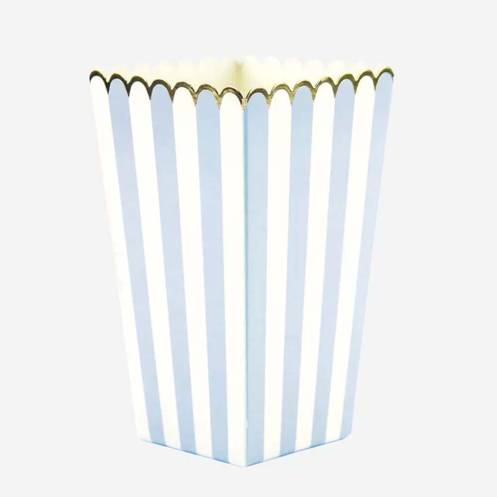 Best Sale 8 Blue And White Popcorn Boxes Dishes & Centerpieces