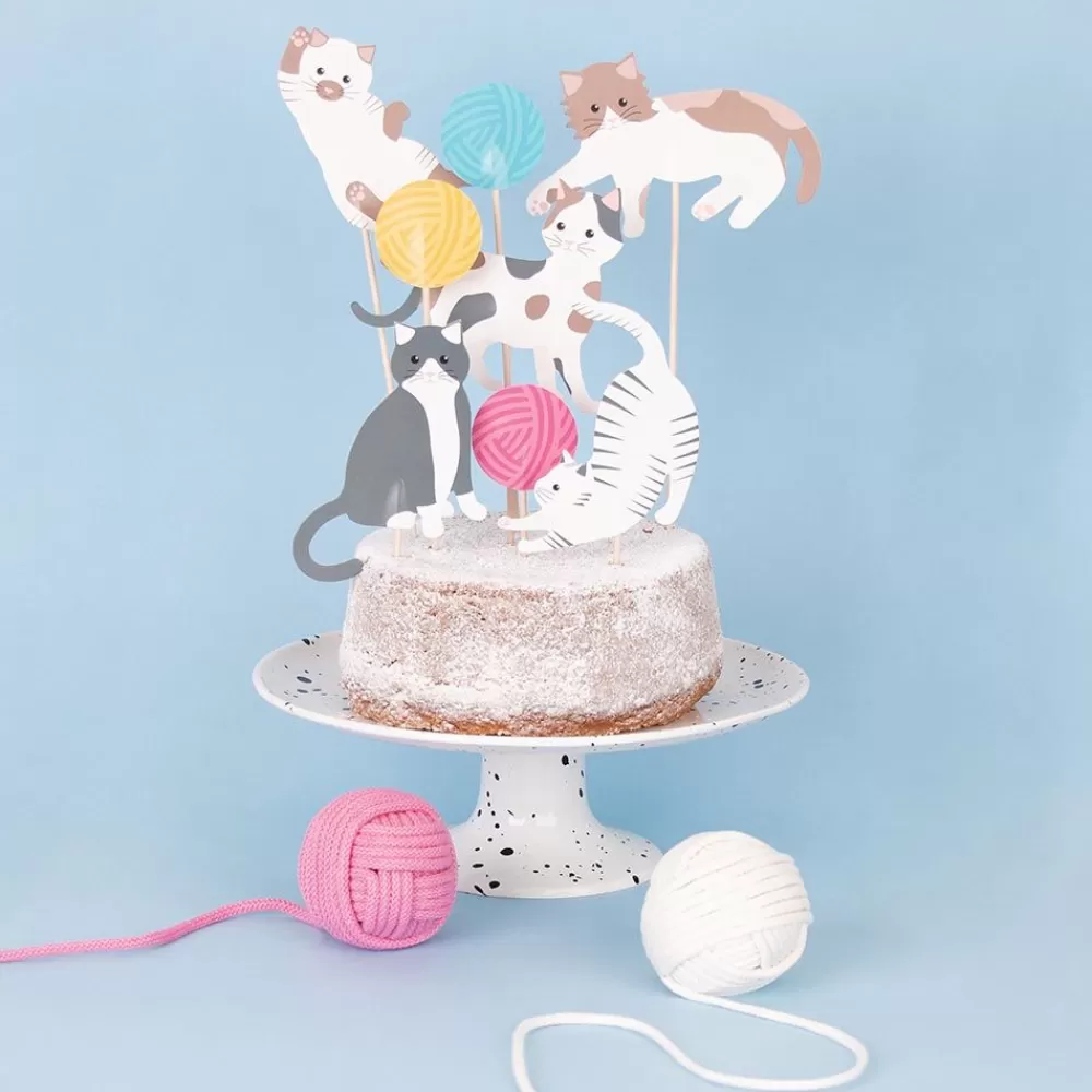 Flash Sale 8 Cat Toppers Cake Toppers