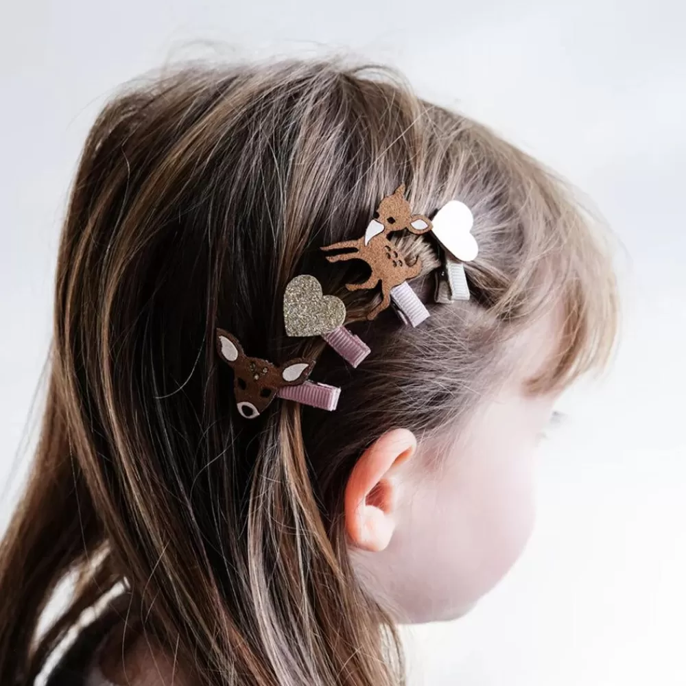 Hot 8 Deer Hair Clips Accessories