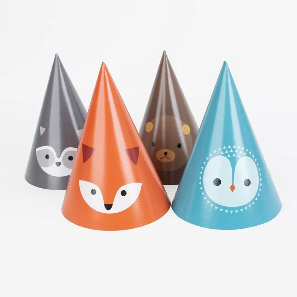 Cheap 8 Forest Animal Pointy Hats Pointed Hats