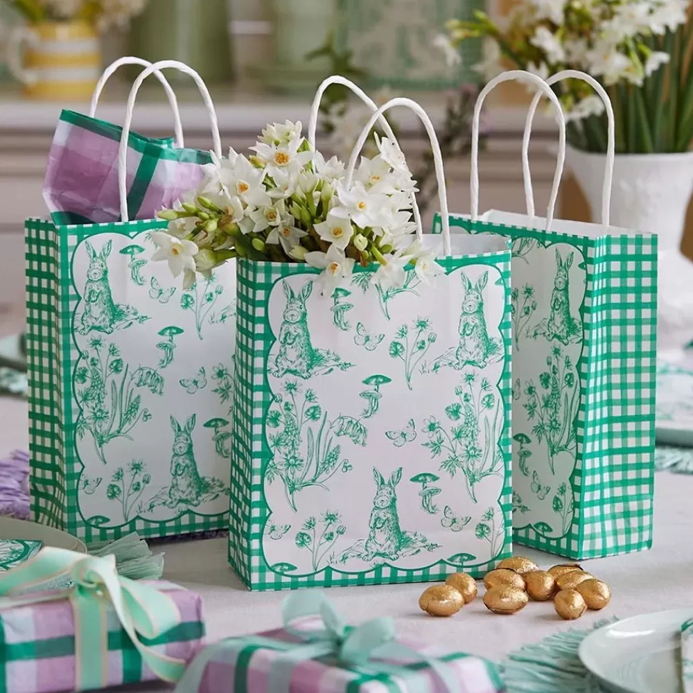 Outlet 8 Gift Bags - Green Rabbit Gift Bags