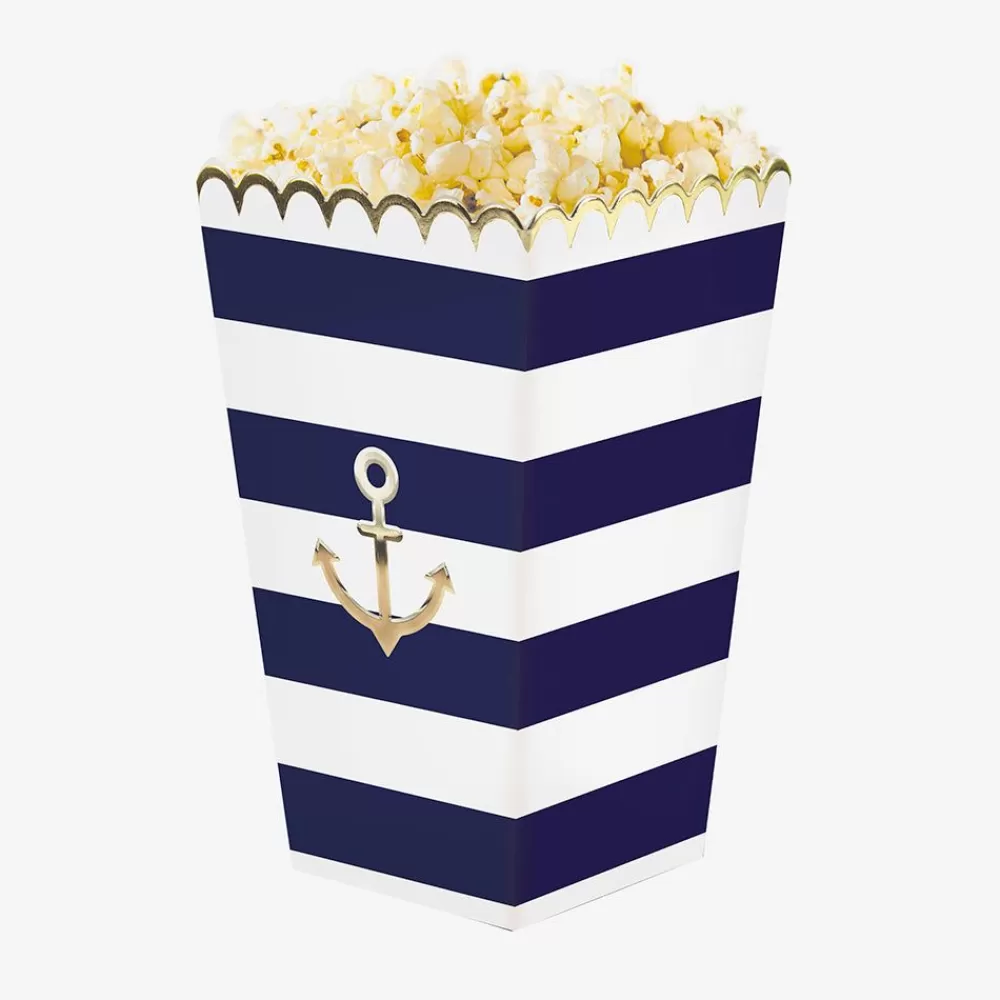 Store 8 Mariniere Popcorn Boxes Dishes & Centerpieces