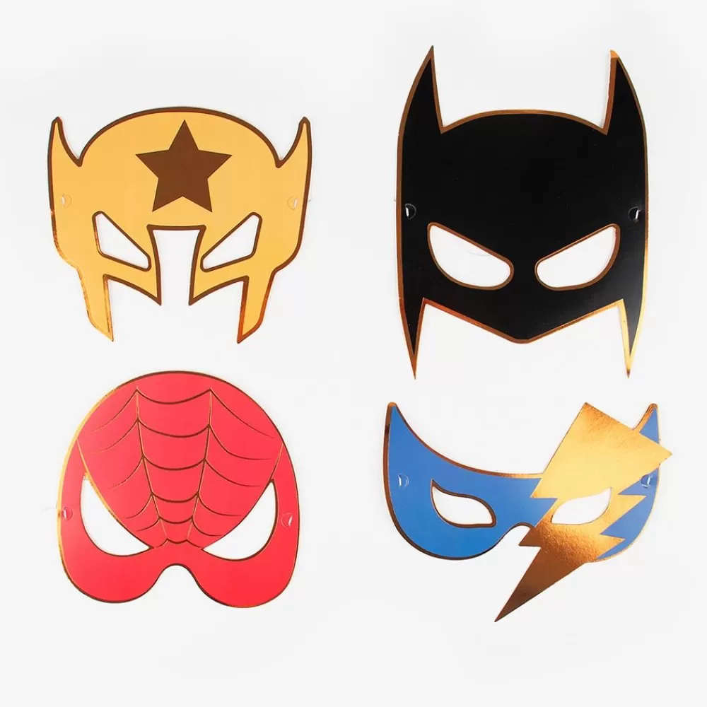 Discount 8 Masks - Superheroes Photobooth