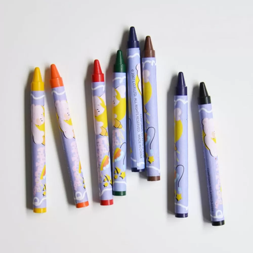 Clearance 8 Pencils - Textile Coloring Pages