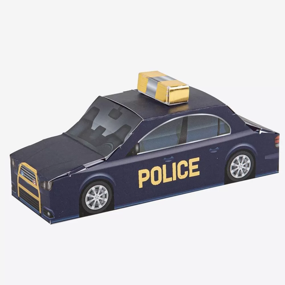 Hot 8 Police Car Containers Gift Bags