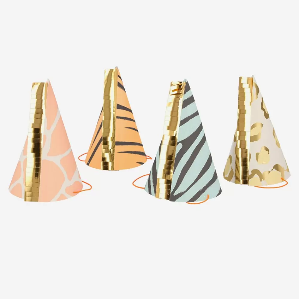 Cheap 8 Safari Animal Pointy Hats Pointed Hats