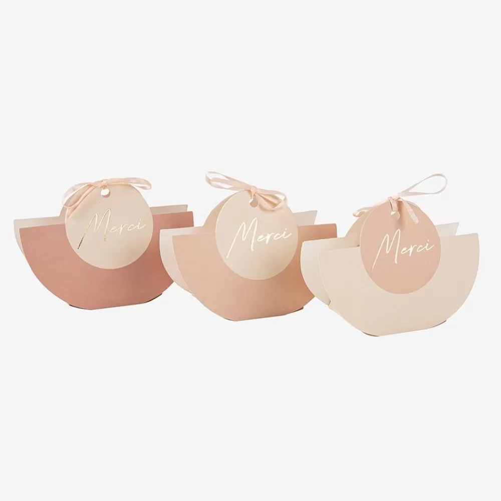 Clearance 9 Containers Thank You Blush Gift Bags